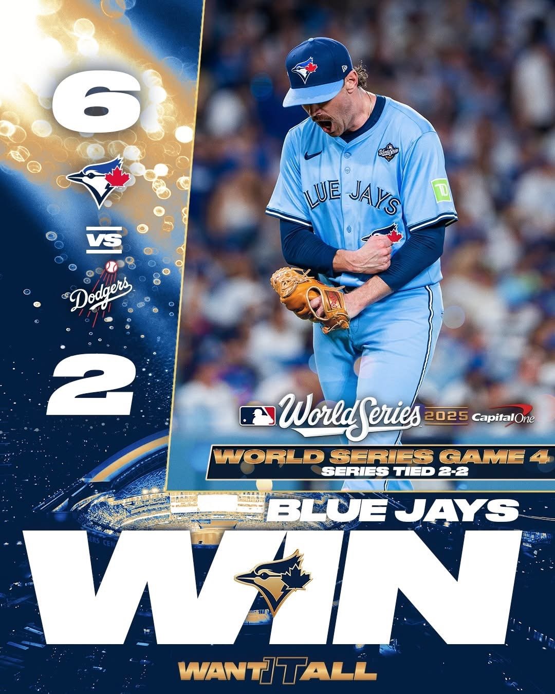 Canada is SO proud of our Blue Jays!